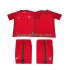 Camisola Portugal 2016 Retro Criança Equipamento Primeiro Manga Curta